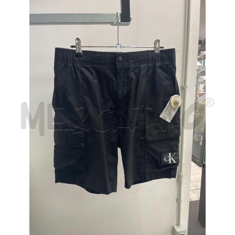 PANTALONCINO UOMO CALVIN KLEIN NERO CARGO | Mercatino dell'Usato Montesilvano 1