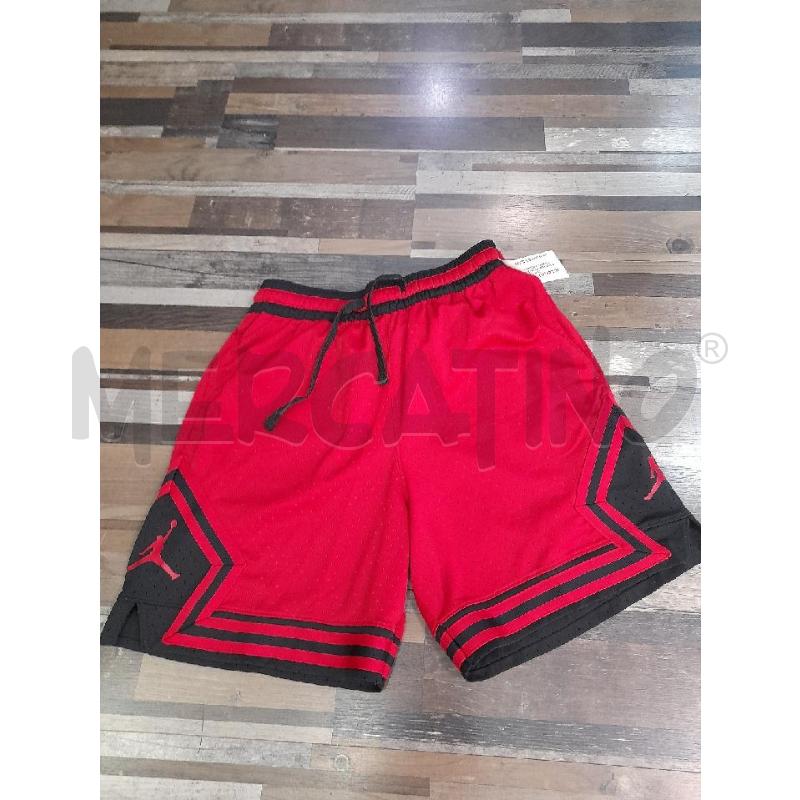 PANTALONCINO UOMO ROSSO NERO JORDAN TG L | Mercatino dell'Usato Montesilvano 2
