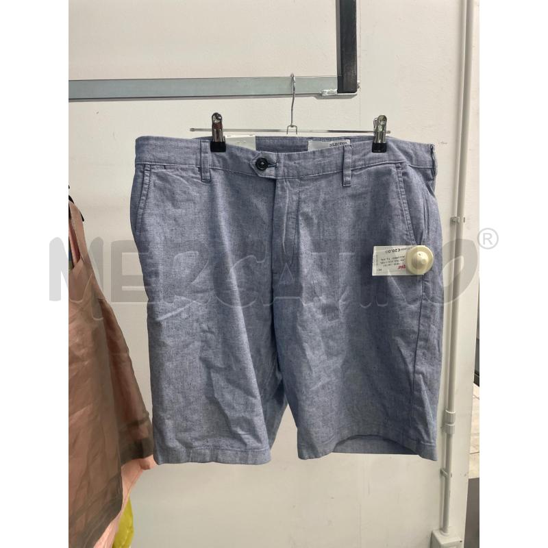 PANTALONCINO UOMO SELECTED AZZURRO  | Mercatino dell'Usato Montesilvano 1