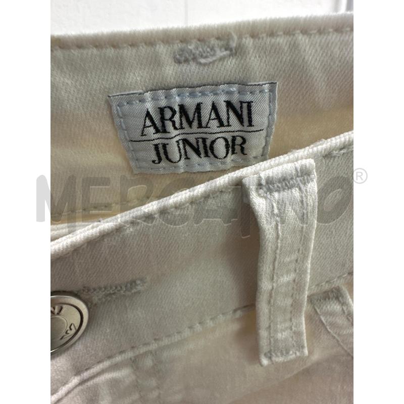 PANTALONE BAMBINO ARMANI JUNIOR BIANCHI  | Mercatino dell'Usato Montesilvano 2