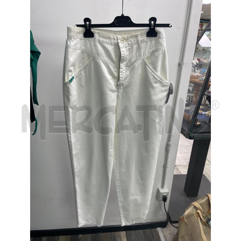 PANTALONE DONNA BENETTON BIANCO  | Mercatino dell'Usato Montesilvano 1