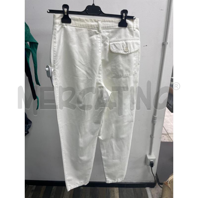 PANTALONE DONNA BENETTON BIANCO  | Mercatino dell'Usato Montesilvano 2