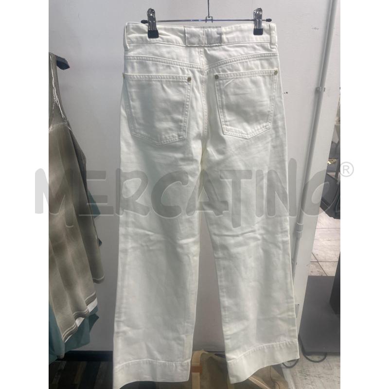 PANTALONE DONNA BIANCO ZAMPA GN  | Mercatino dell'Usato Montesilvano 2