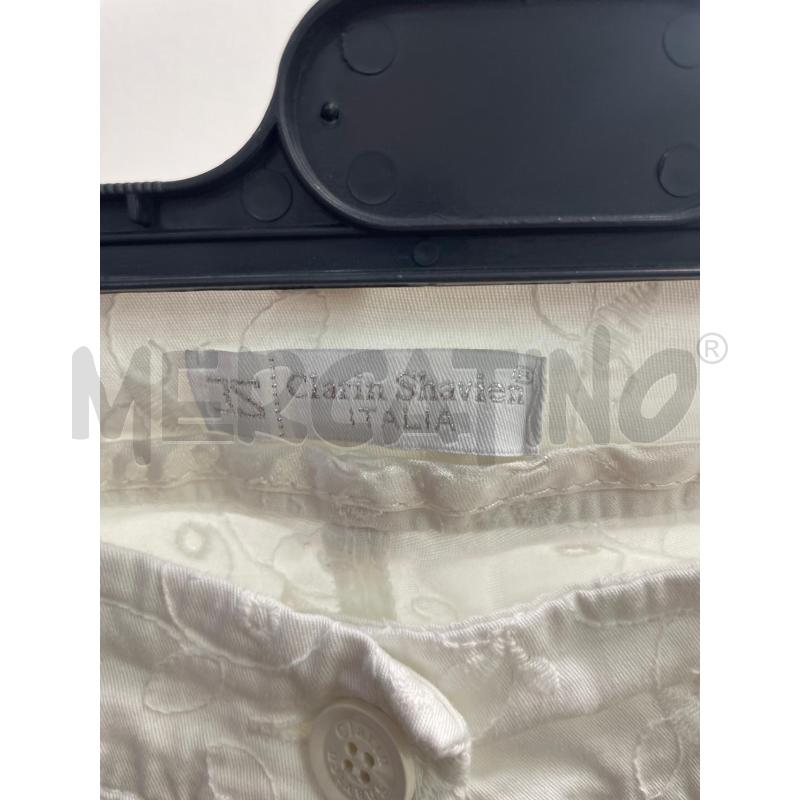 PANTALONE DONNA CLARIA SHAVIEN BIANCHI RICAMATI | Mercatino dell'Usato Montesilvano 2