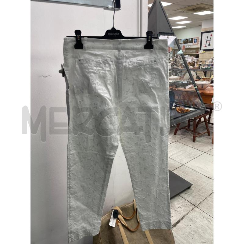 PANTALONE DONNA CLARIA SHAVIEN BIANCHI RICAMATI | Mercatino dell'Usato Montesilvano 3