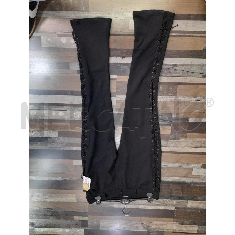 PANTALONE DONNA DENNY ROSE NERO LACCI INTRECCIATI | Mercatino dell'Usato Montesilvano 1