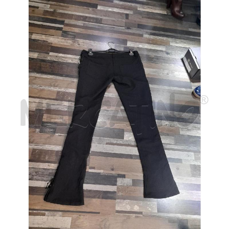 PANTALONE DONNA DENNY ROSE NERO LACCI INTRECCIATI | Mercatino dell'Usato Montesilvano 3
