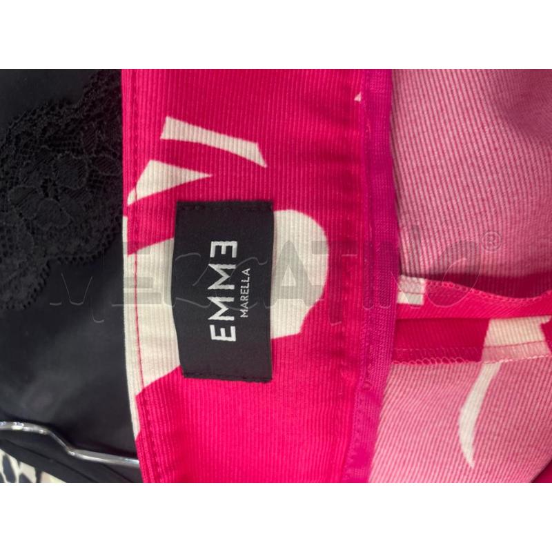 PANTALONE DONNA EMME MARELLA BIANCO FIORI STAMPATI | Mercatino dell'Usato Montesilvano 3