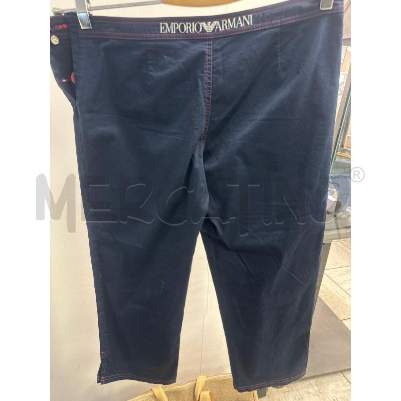 PANTALONE DONNA EMPORIO ARMANI SWIMWEAR BLU CUCITURE ROSSE | Mercatino dell'Usato Montesilvano 3