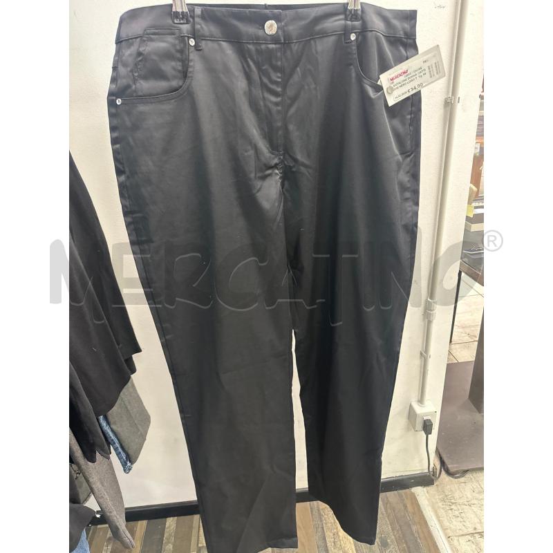 PANTALONE DONNA GATTINONI NERO LOGO TONDO CON STRASS | Mercatino dell'Usato Montesilvano 1