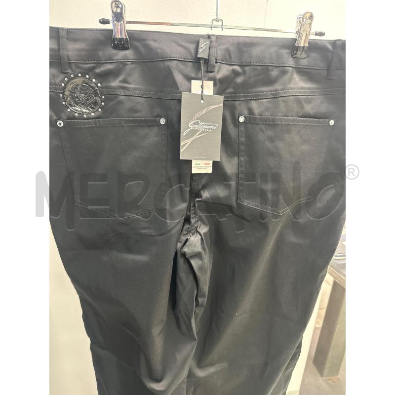PANTALONE DONNA GATTINONI NERO LOGO TONDO CON STRASS | Mercatino dell'Usato Montesilvano 4