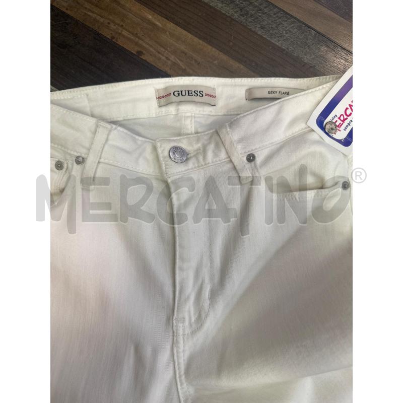 PANTALONE DONNA GUIESS BIANCO   | Mercatino dell'Usato Montesilvano 2