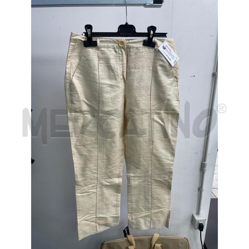 PANTALONE DONNA INTREND BEIGE PANNA  | Mercatino dell'Usato Montesilvano 1