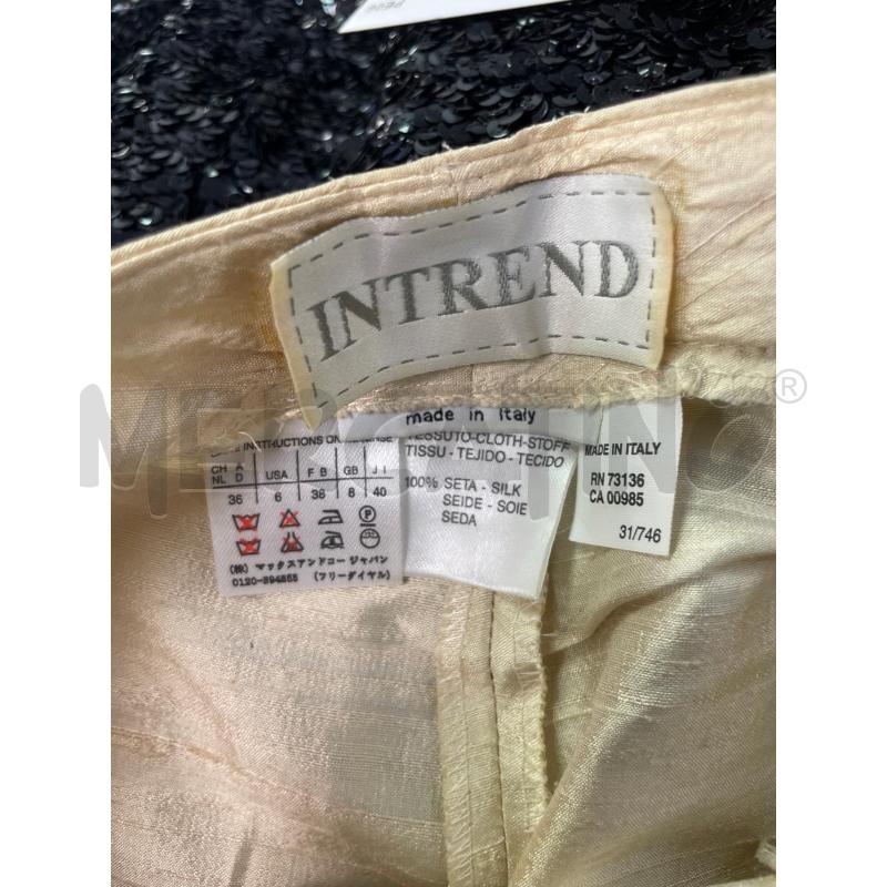 PANTALONE DONNA INTREND BEIGE PANNA  | Mercatino dell'Usato Montesilvano 3