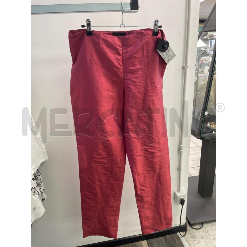 PANTALONE DONNA LUISA SPAGNOLI FUKSIA RIFLETTENTE SETA | Mercatino dell'Usato Montesilvano 1