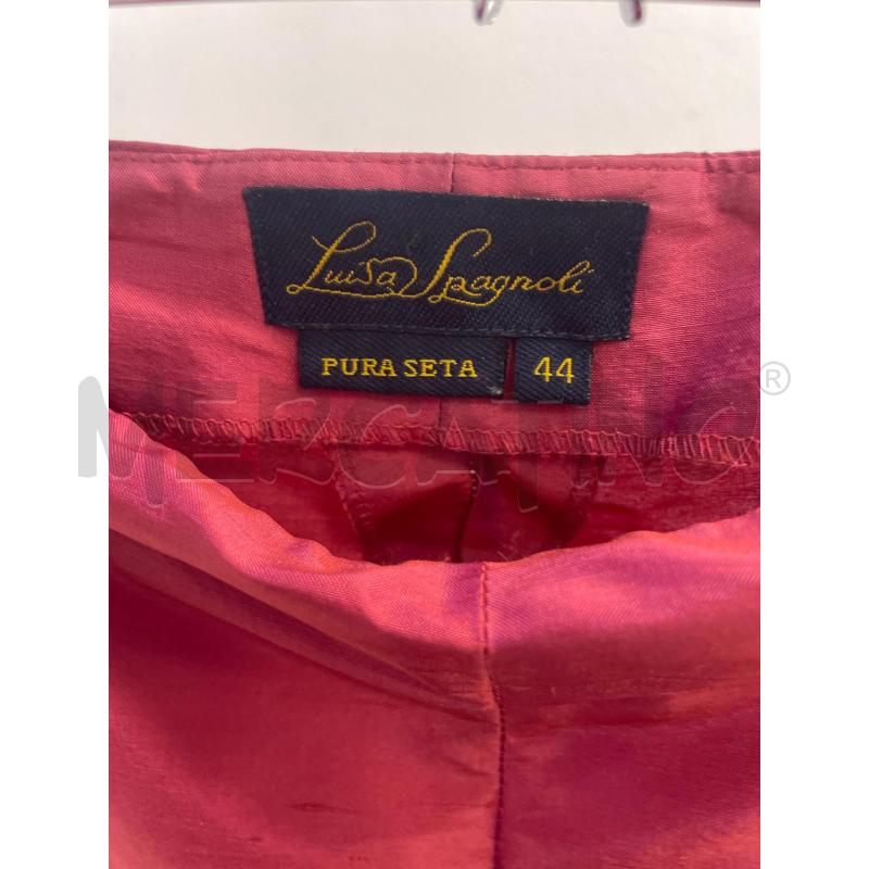 PANTALONE DONNA LUISA SPAGNOLI FUKSIA RIFLETTENTE SETA | Mercatino dell'Usato Montesilvano 2