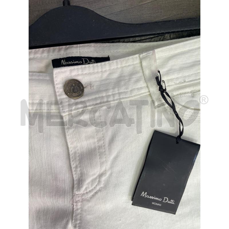 PANTALONE DONNA MASSIMO DUTTI BIANCO | Mercatino dell'Usato Montesilvano 2