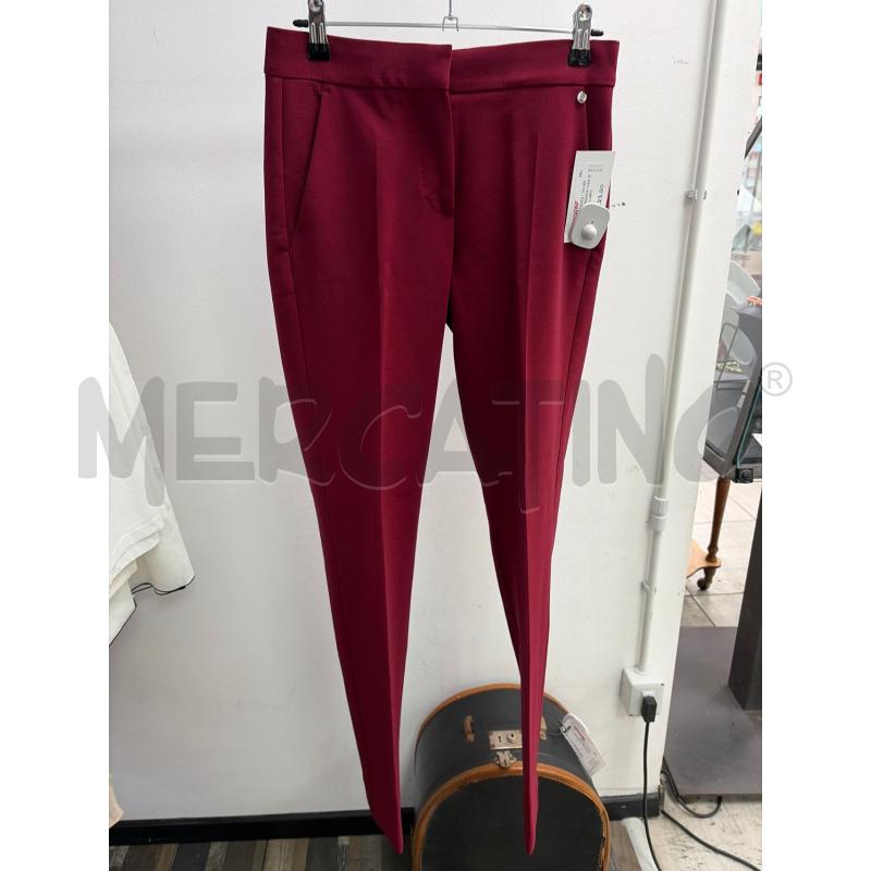 PANTALONE DONNA MAX MARA ROSSO SCURO | Mercatino dell'Usato Montesilvano 1