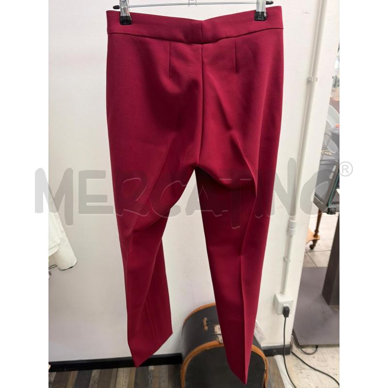 PANTALONE DONNA MAX MARA ROSSO SCURO | Mercatino dell'Usato Montesilvano 3