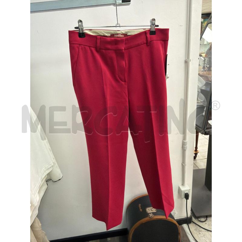 PANTALONE DONNA MAX MARA ROSSO TG 38 | Mercatino dell'Usato Montesilvano 1