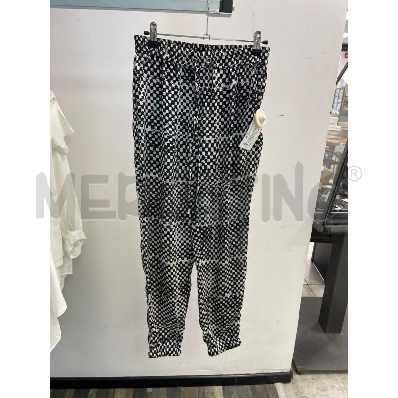PANTALONE DONNA MICHAEL KORS NERO FANTASIA BIANCA LEGGERO | Mercatino dell'Usato Montesilvano 1