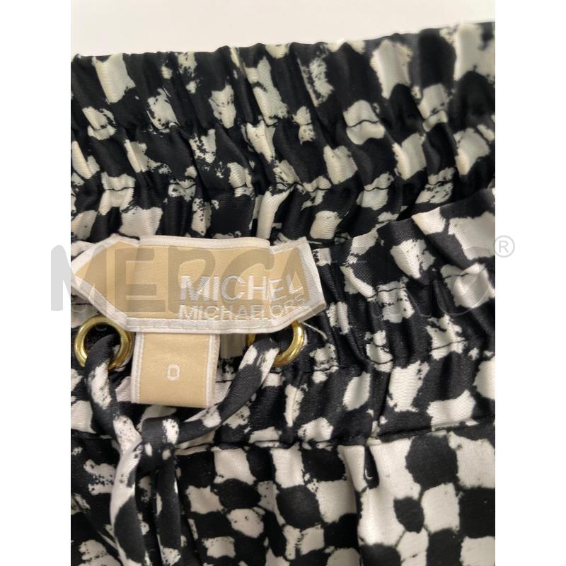PANTALONE DONNA MICHAEL KORS NERO FANTASIA BIANCA LEGGERO | Mercatino dell'Usato Montesilvano 2