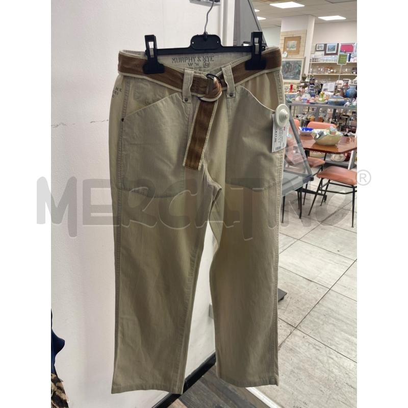 PANTALONE DONNA MURPHY & NYE BEIGE CINTA MARRO | Mercatino dell'Usato Montesilvano 1
