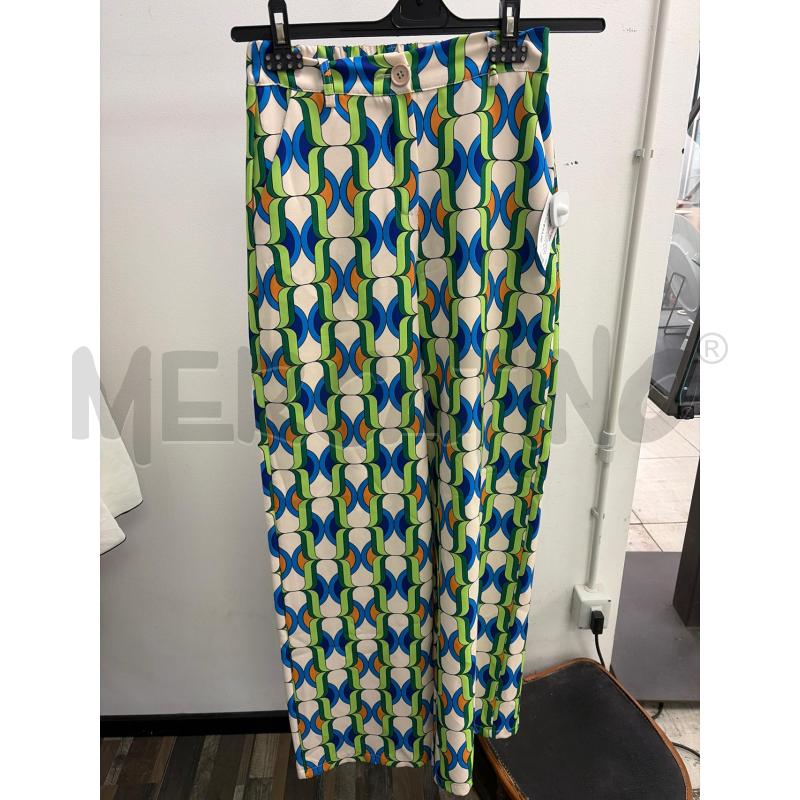 PANTALONE DONNA NUNA LIE BIANCO FANTASIA | Mercatino dell'Usato Montesilvano 1