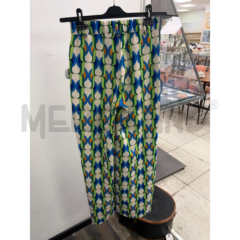 PANTALONE DONNA NUNA LIE BIANCO FANTASIA | Mercatino dell'Usato Montesilvano 2