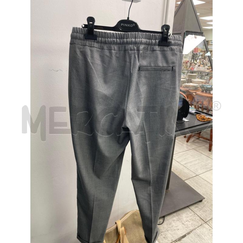 PANTALONE DONNA OPUS QUADRETTATO NERO BIANCO  | Mercatino dell'Usato Montesilvano 2