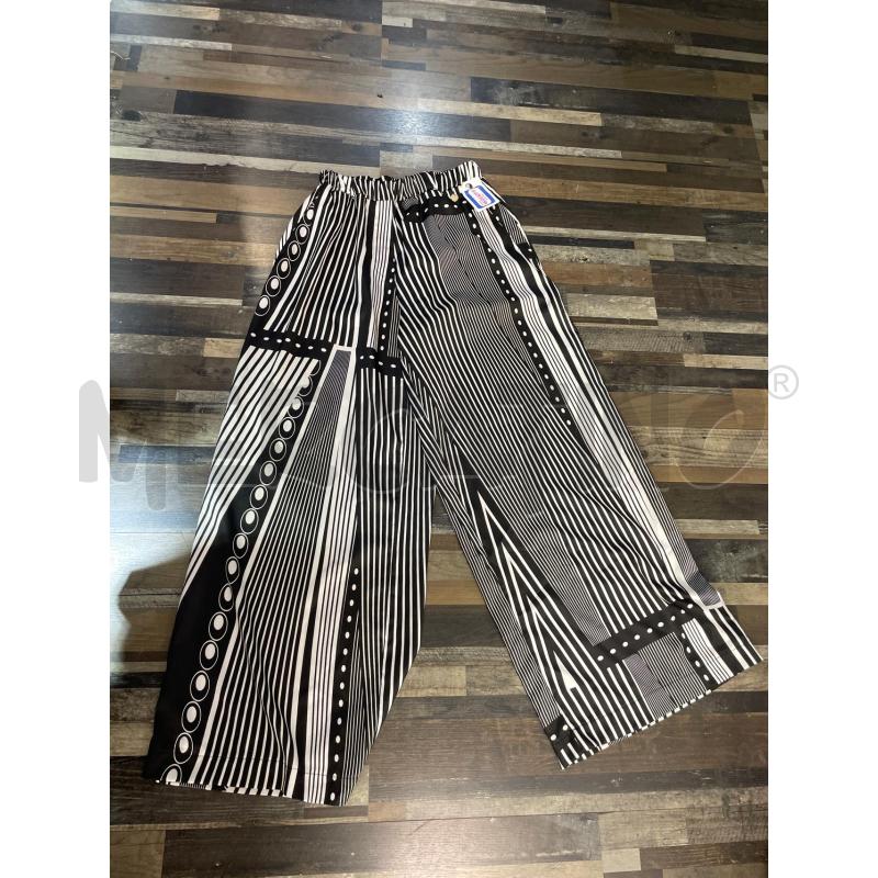 PANTALONE DONNA PALAZZO RIG ABIANCO NERO OPIUM | Mercatino dell'Usato Montesilvano 1