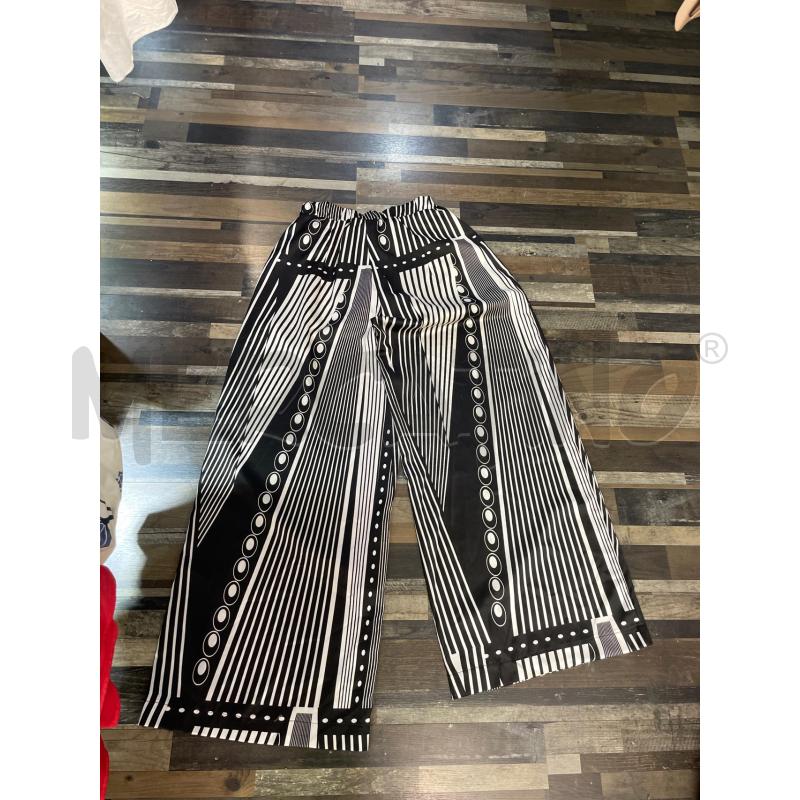 PANTALONE DONNA PALAZZO RIG ABIANCO NERO OPIUM | Mercatino dell'Usato Montesilvano 3