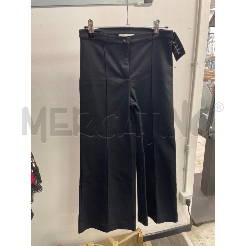 PANTALONE DONNA PATRIZIA PEPE NERO PALAZZO CORTO | Mercatino dell'Usato Montesilvano 1