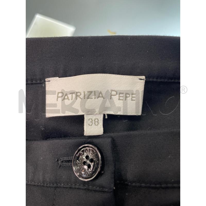 PANTALONE DONNA PATRIZIA PEPE NERO PALAZZO CORTO | Mercatino dell'Usato Montesilvano 3