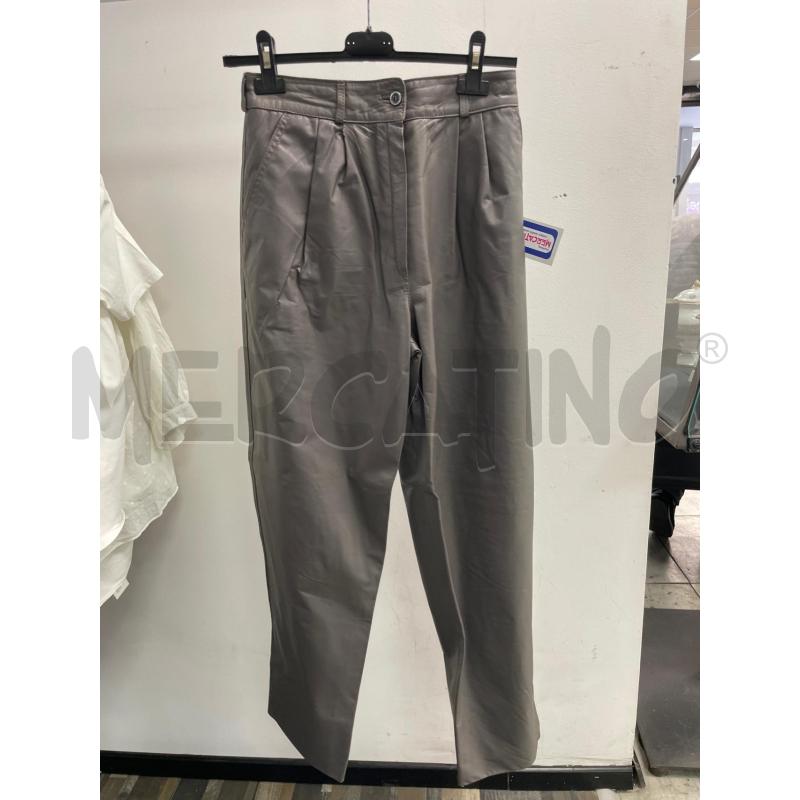PANTALONE DONNA PELLE GRIGIO LILLY  | Mercatino dell'Usato Montesilvano 1