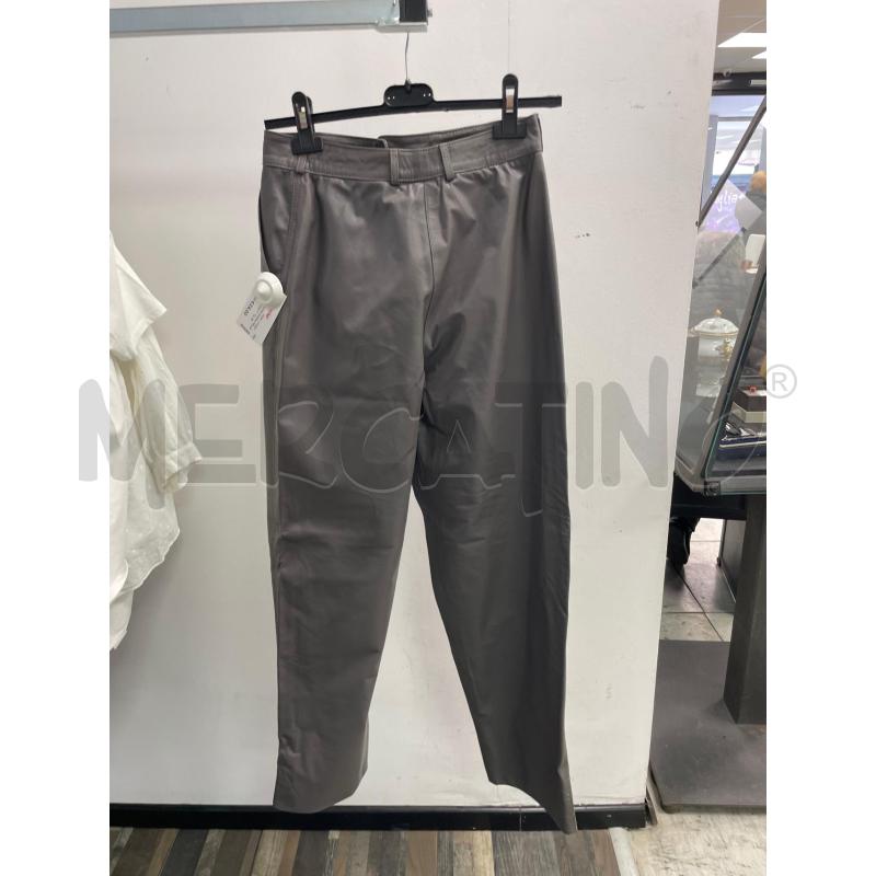 PANTALONE DONNA PELLE GRIGIO LILLY  | Mercatino dell'Usato Montesilvano 2