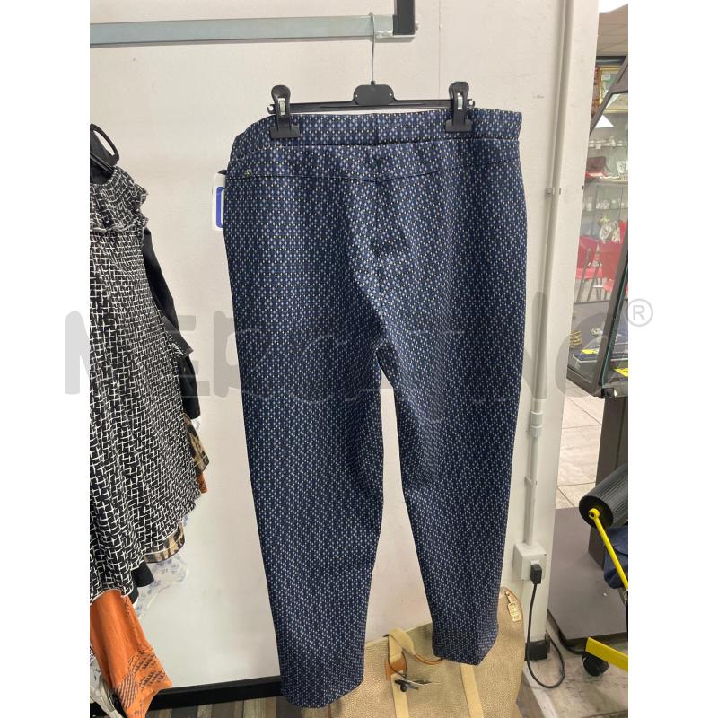 PANTALONE DONNA PERLA OVERSIZE BLU FANTASIA | Mercatino dell'Usato Montesilvano 2