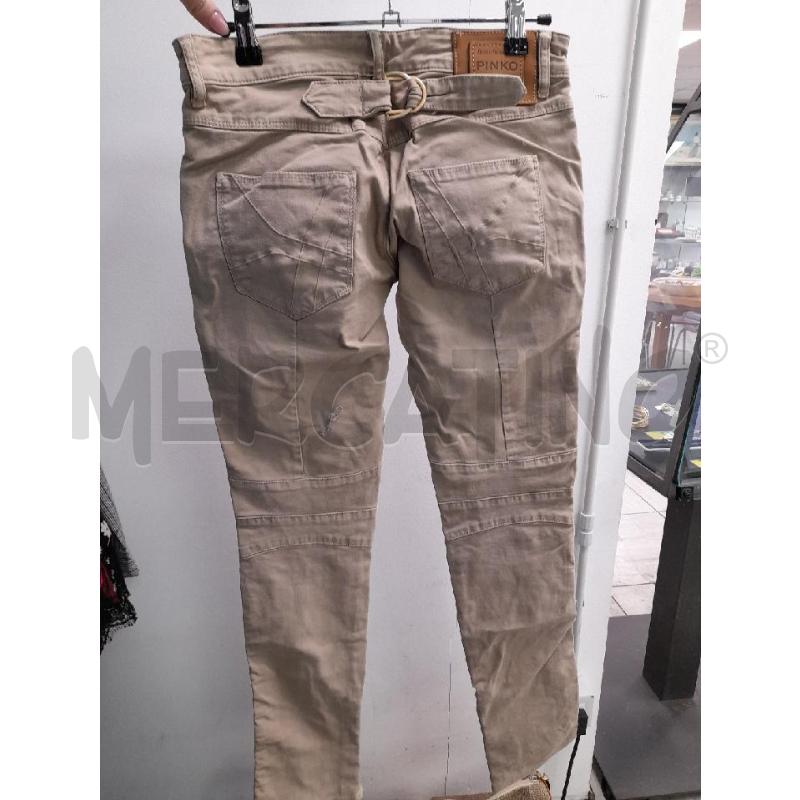 PANTALONE DONNA PINKO BEIGE  | Mercatino dell'Usato Montesilvano 3