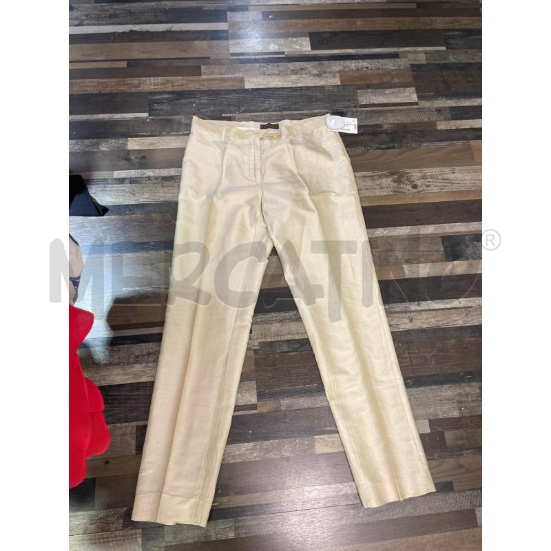 PANTALONE DONNA PRANDO SETA BEIGE | Mercatino dell'Usato Montesilvano 1
