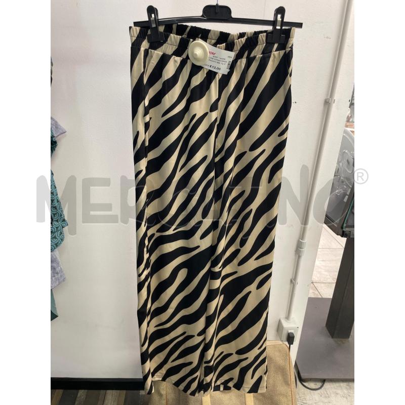 PANTALONE DONNA PRIMADONNA RASATO BEIGE ZEBRATO | Mercatino dell'Usato Montesilvano 1