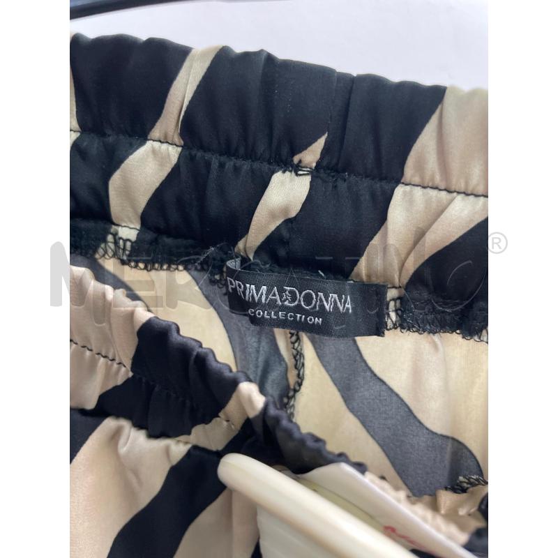 PANTALONE DONNA PRIMADONNA RASATO BEIGE ZEBRATO | Mercatino dell'Usato Montesilvano 2