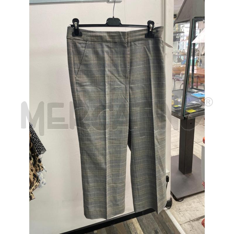 PANTALONE DONNA QUADRI GRIGIO GIALLO  | Mercatino dell'Usato Montesilvano 1