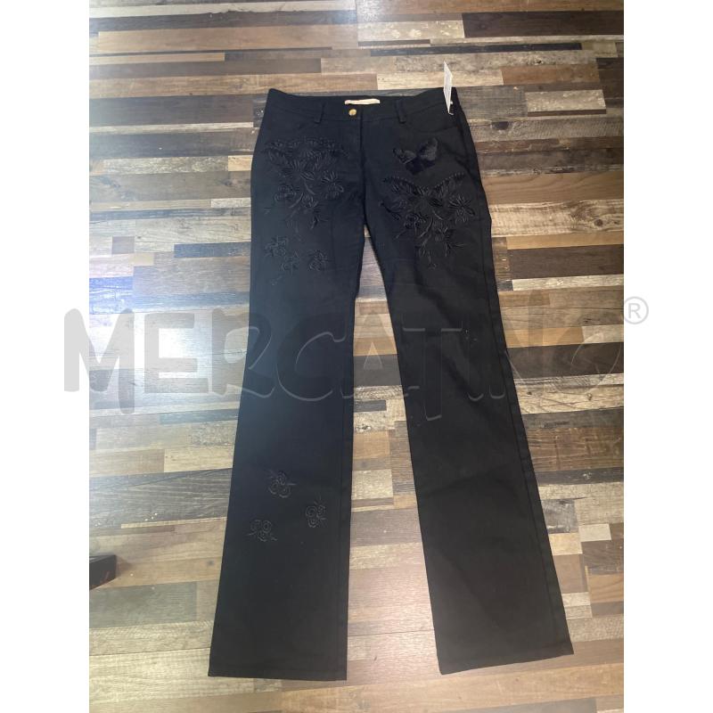 PANTALONE DONNA ROBERTO CAVALLI NERO  TG 46 | Mercatino dell'Usato Montesilvano 1