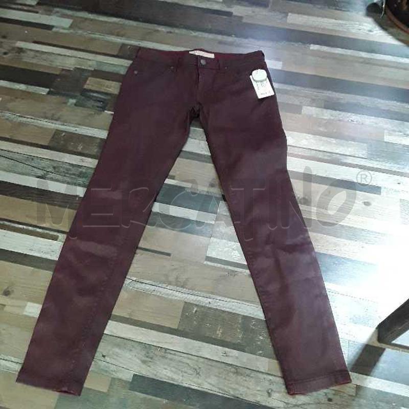 PANTALONE DONNA ROSSO SCURO BURBERRY BRIT | Mercatino dell'Usato Montesilvano 1