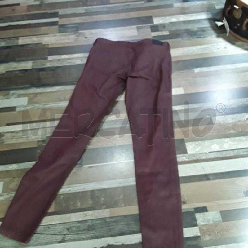 PANTALONE DONNA ROSSO SCURO BURBERRY BRIT | Mercatino dell'Usato Montesilvano 3