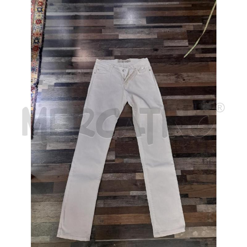 PANTALONE DONNA ROY ROGER S BIANCO TG 28/42 | Mercatino dell'Usato Montesilvano 1