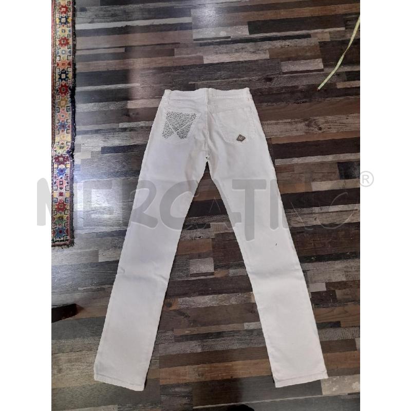 PANTALONE DONNA ROY ROGER S BIANCO TG 28/42 | Mercatino dell'Usato Montesilvano 2