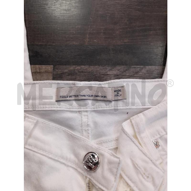 PANTALONE DONNA ROY ROGER S BIANCO TG 28/42 | Mercatino dell'Usato Montesilvano 3