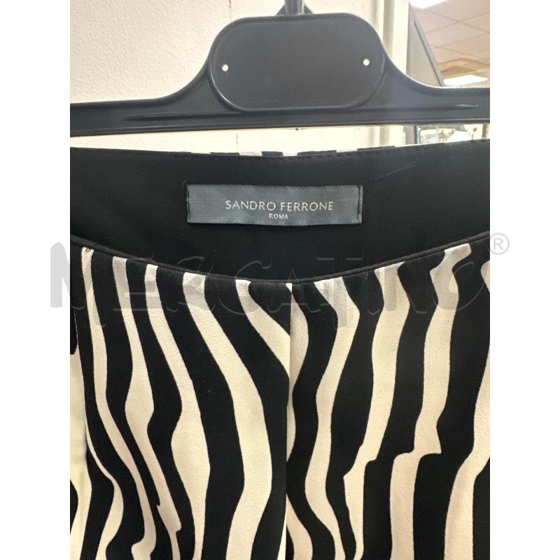 PANTALONE DONNA SANDRO FERRONE ZEBRATO | Mercatino dell'Usato Montesilvano 2