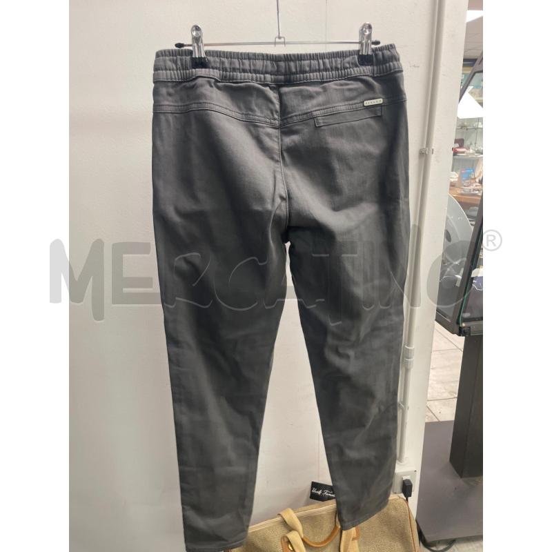 PANTALONE DONNA SISLEY GRIGIO LEGGERO LACCIO VITA | Mercatino dell'Usato Montesilvano 3